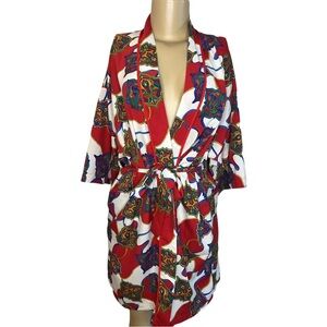 Vintage 80s La Tienda Abstract Robe